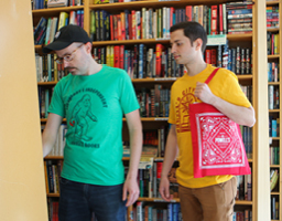 Powell's Red Bandana Tote Bag